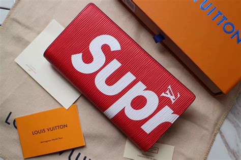 supreme x lv wallet clone|louis vuitton supreme zip wallet.